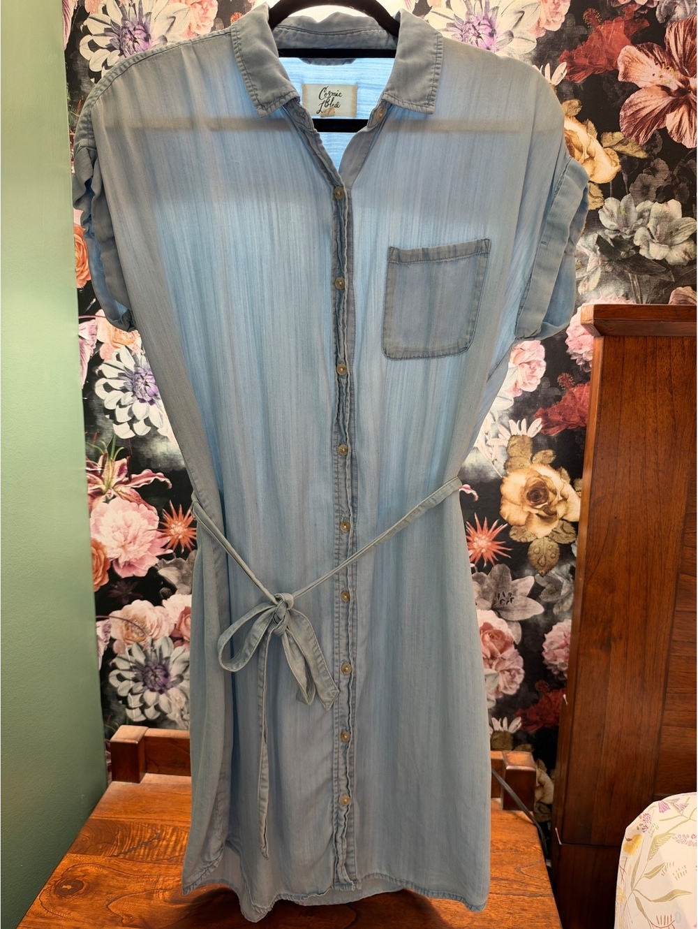 Chambray Shirt Dress